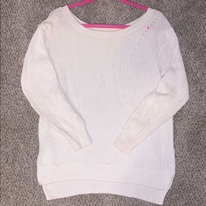 BP White Sweater